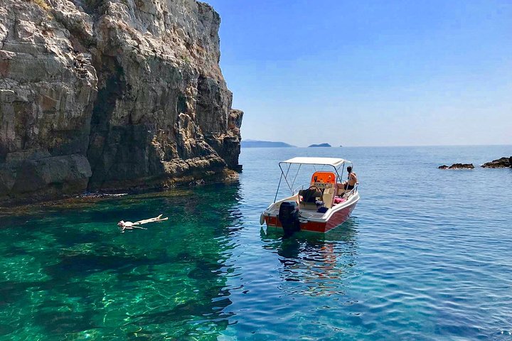 One of a many secluded bay's